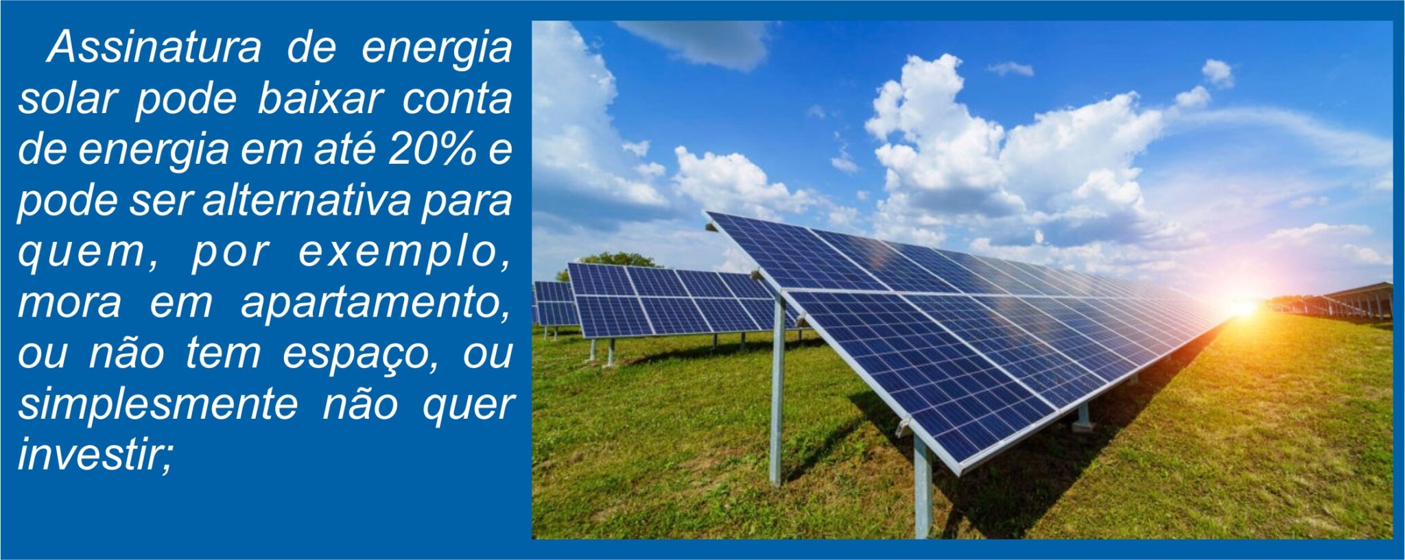 Assinatura De Energia Solar P Engenharia El Trica